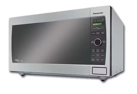 Panasonic - 1.2 cu. Ft Counter top Microwave in Stainless - NNT695S