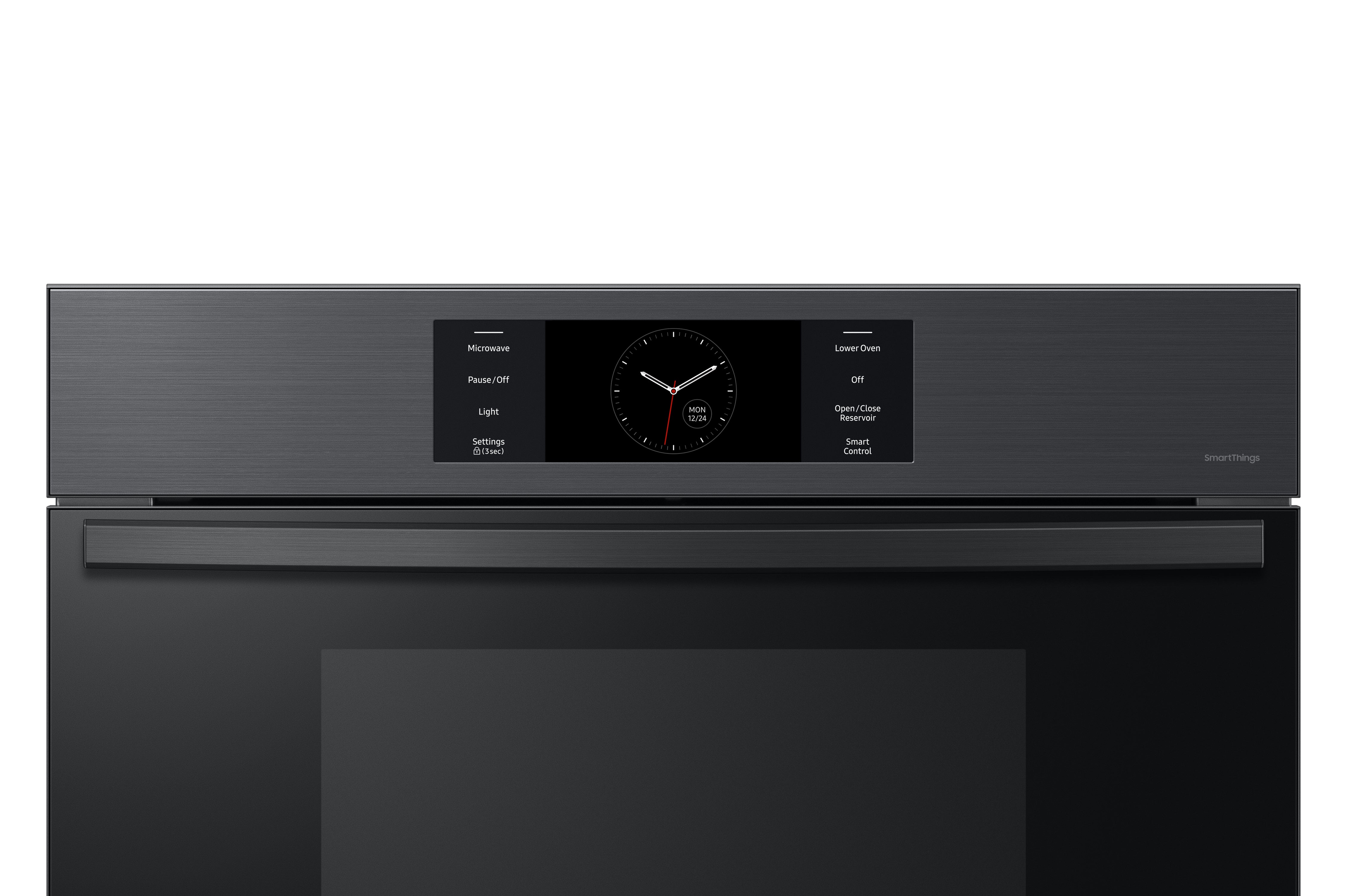 Samsung - 5.1 cu. ft Combination Wall Oven in Matte Black - NQ70CG700DMTAA