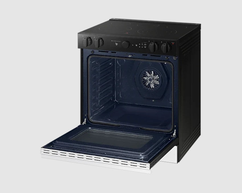 Samsung - 6.3 cu. ft Electric Range in White - NSE6DB850012AC