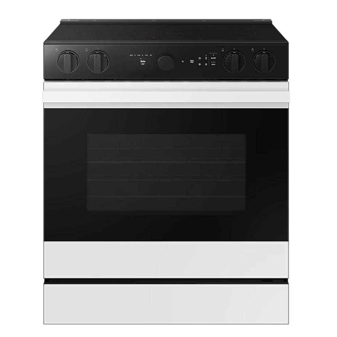 Samsung - 6.3 cu. ft Electric Range in White - NSE6DB870012AC