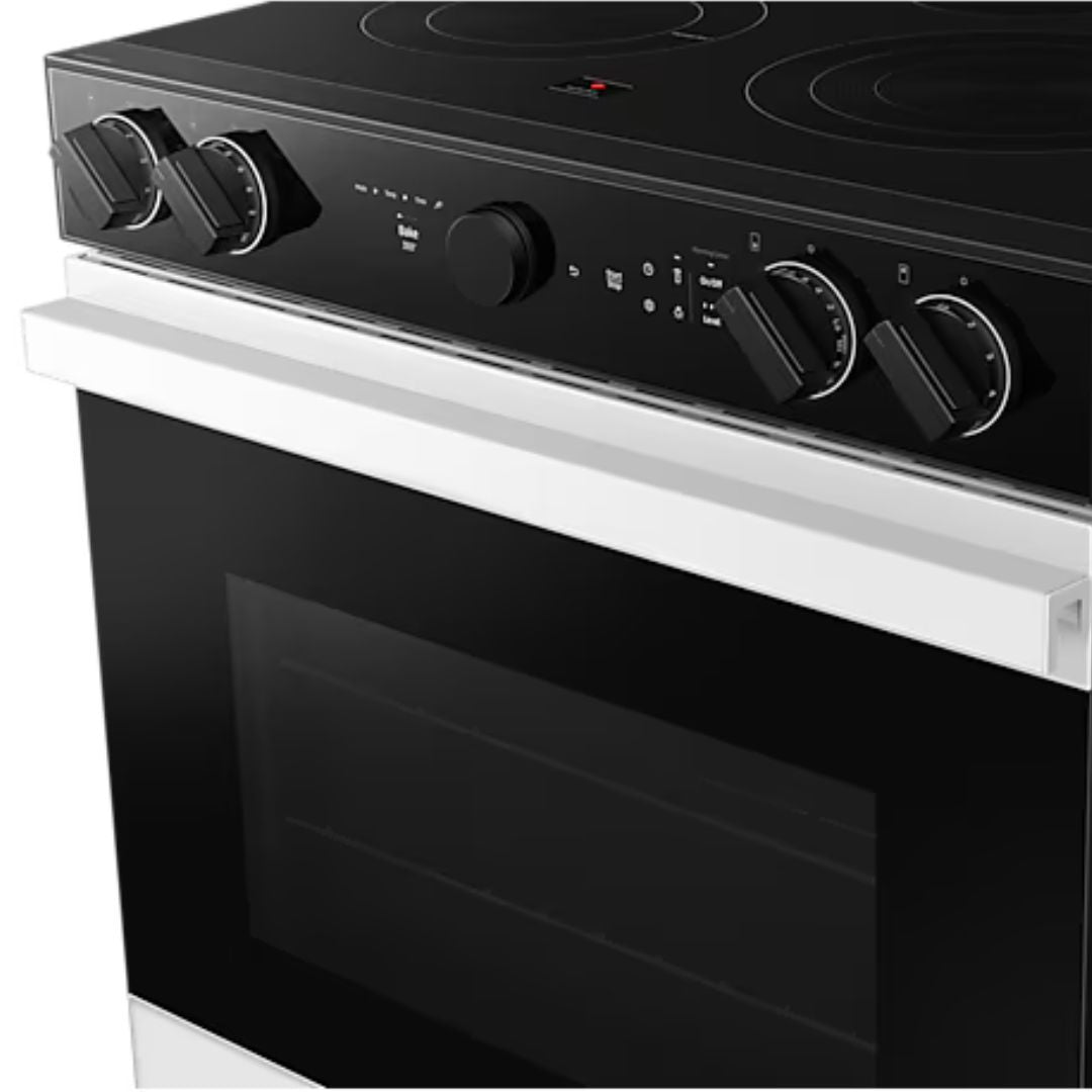 Samsung - 6.3 cu. ft Electric Range in White - NSE6DB870012AC