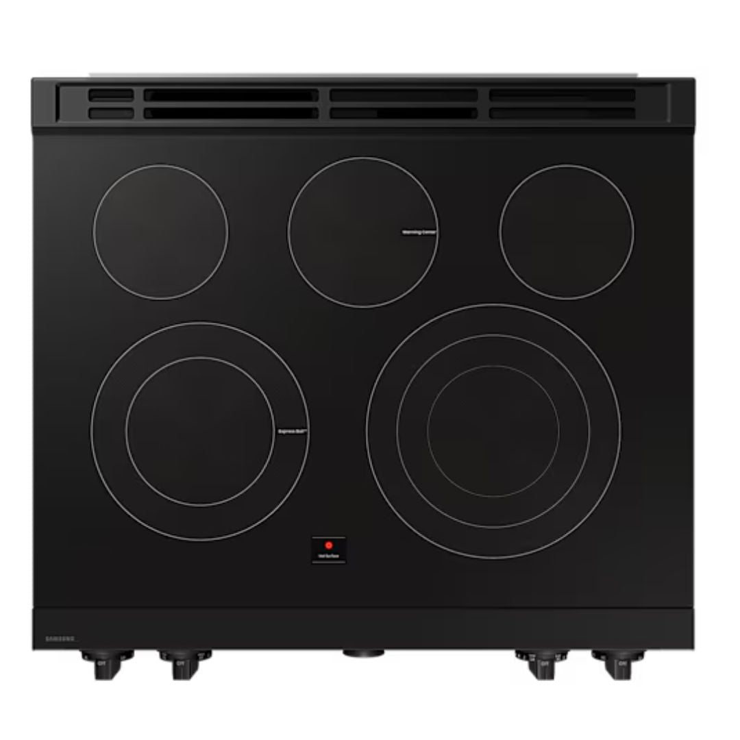 Samsung - 6.3 cu. ft Electric Range in White - NSE6DB870012AC