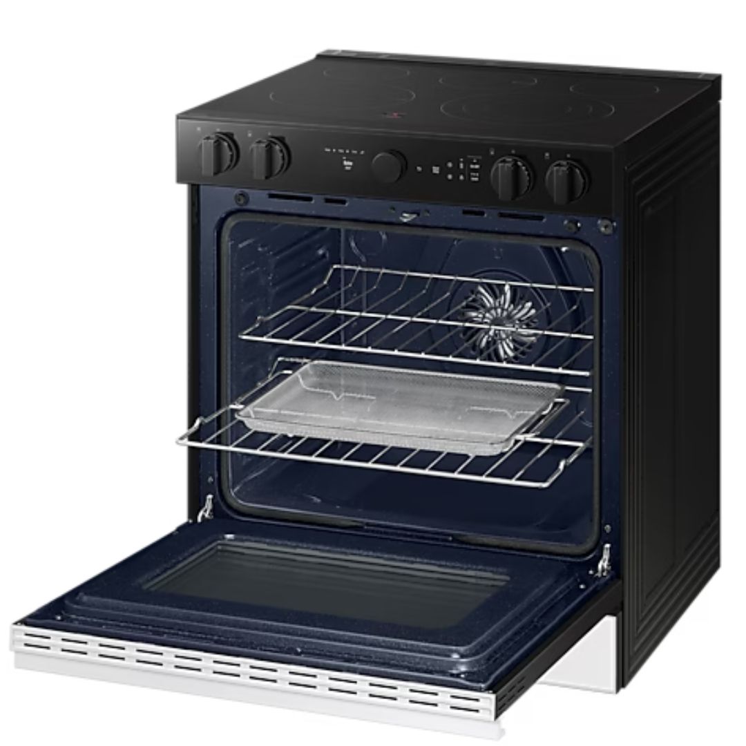 Samsung - 6.3 cu. ft Electric Range in White - NSE6DB870012AC