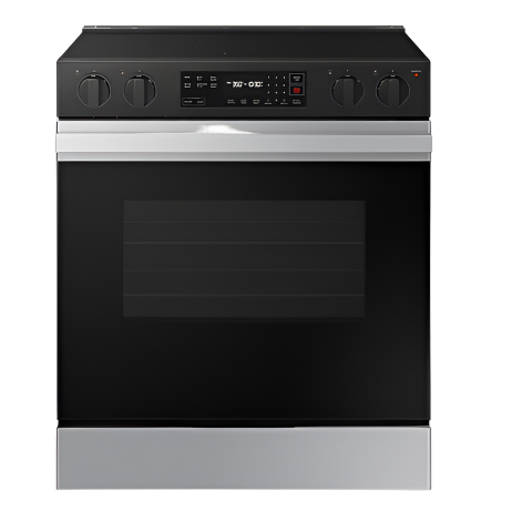 Samsung - 6.3 cu. ft Electric Range in Black - NSE6DG8100SRAC