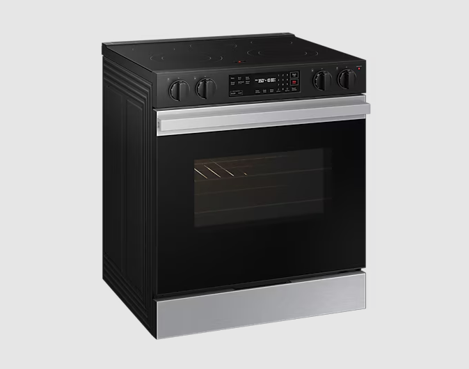 Samsung - 6.3 cu. ft Electric Range in Black - NSE6DG8100SRAC