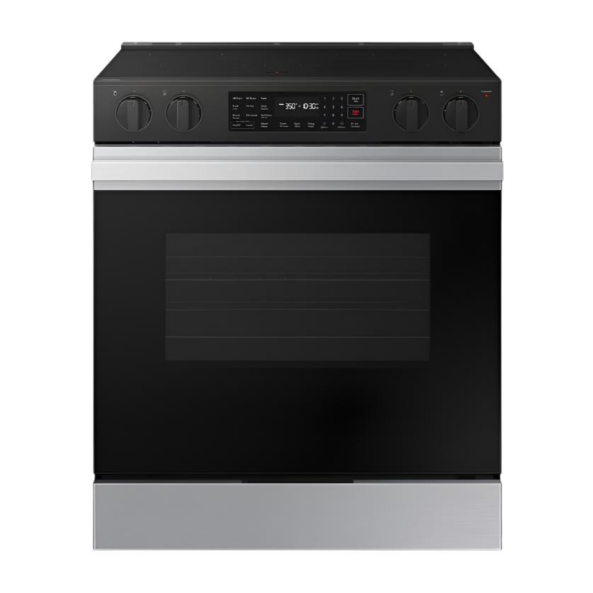 Samsung - 6.3 cu. ft Electric Range in Stainless - NSE6DG8300SRAC