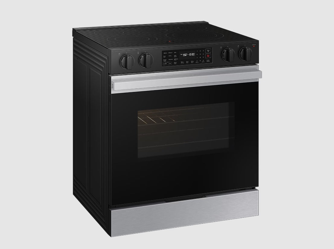 Samsung - 6.3 cu. ft Electric Range in Stainless - NSE6DG8300SRAC