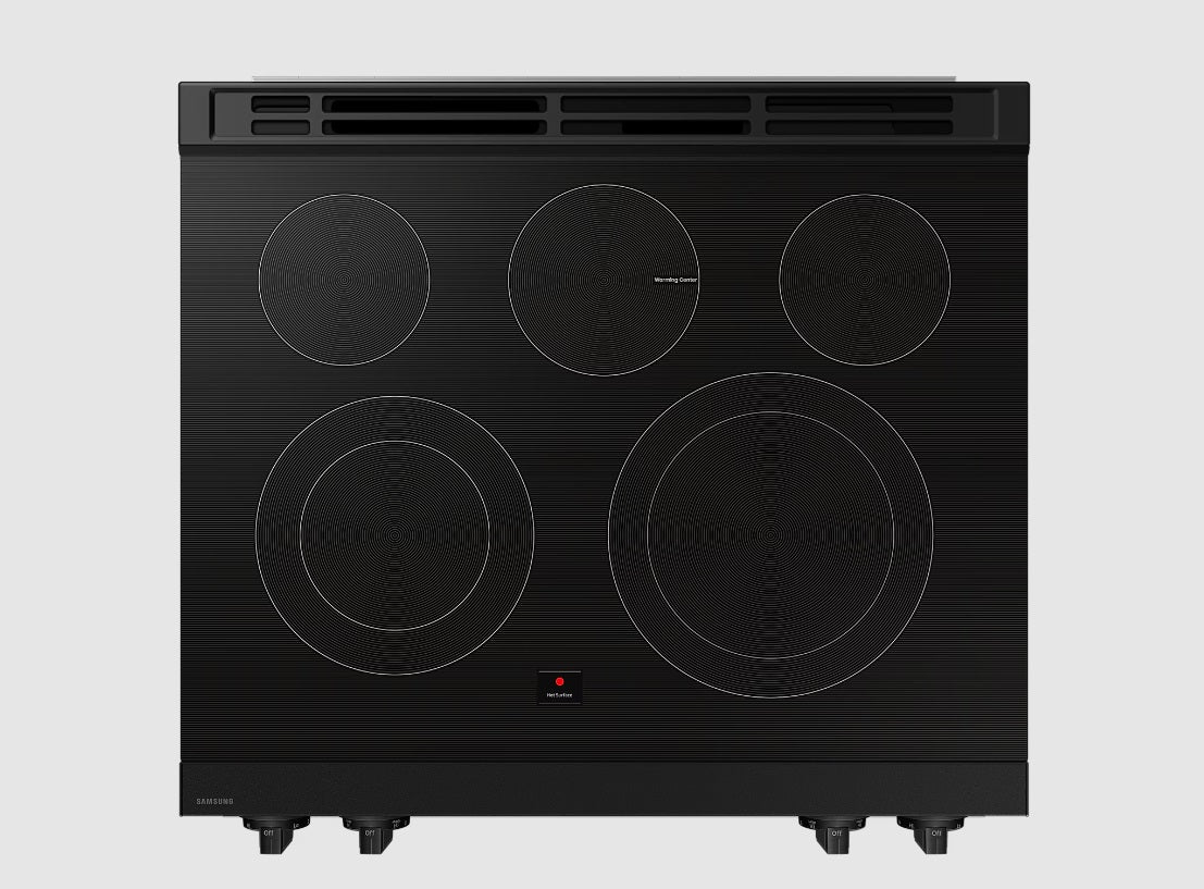 Samsung - 6.3 cu. ft Electric Range in Stainless - NSE6DG8300SRAC