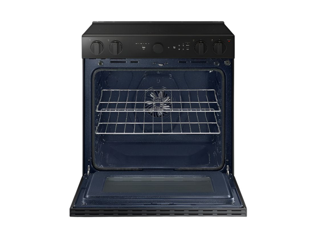 Samsung - 6.3 cu. ft Electric Range in Matte Black - NSE6DG8500MTAC