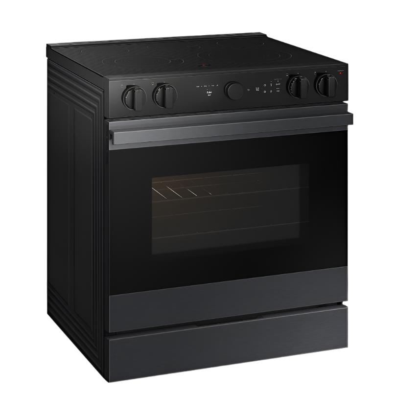 Samsung - 6.3 cu. ft Electric Range in Matte Black - NSE6DG8500MTAC