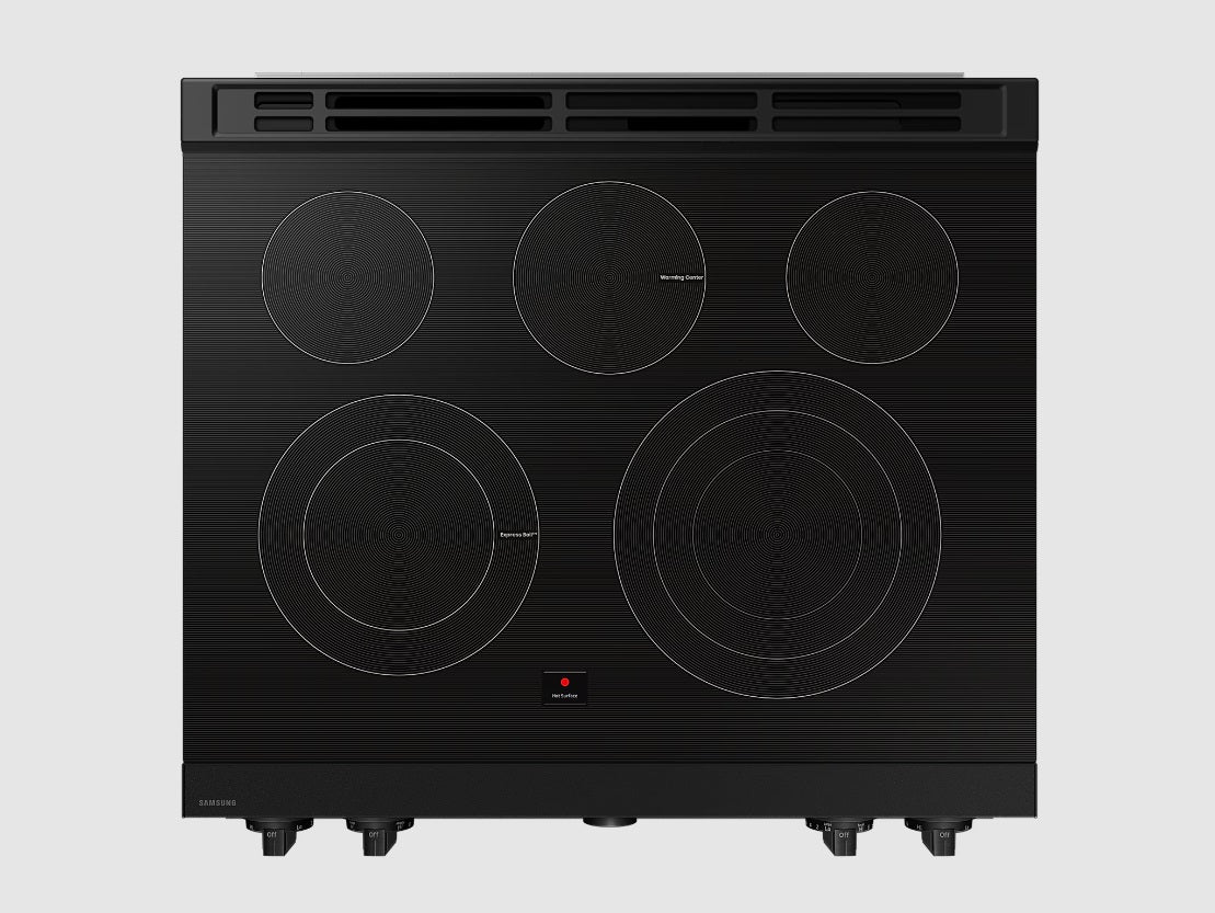 Samsung - 6.3 cu. ft Electric Range in Matte Black - NSE6DG8500MTAC