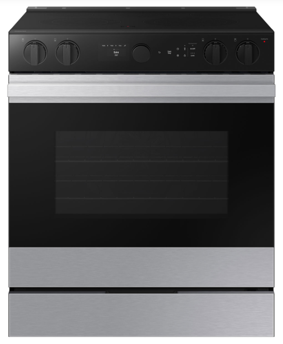 Samsung - 6.3 cu. ft Electric Range in Stainless - NSE6DG8500SRAC