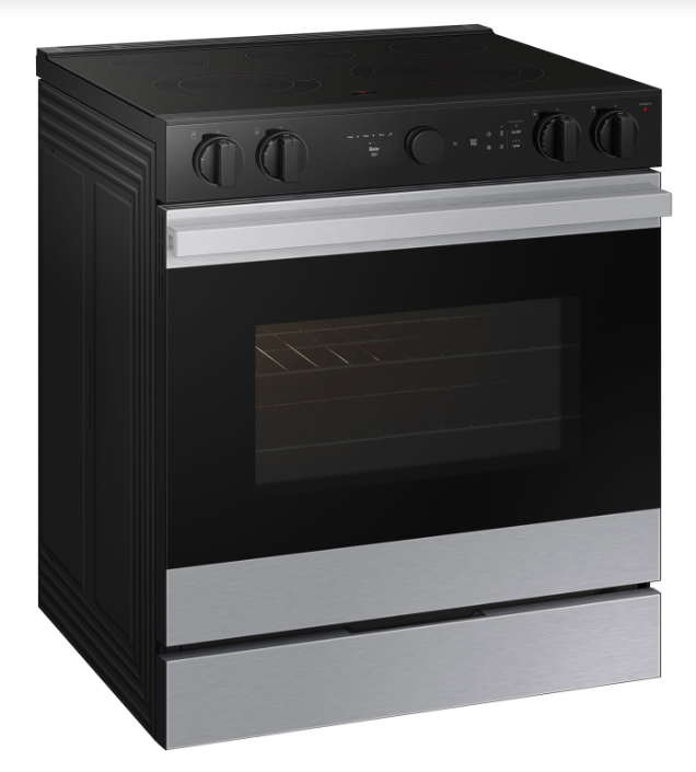 Samsung - 6.3 cu. ft Electric Range in Stainless - NSE6DG8500SRAC