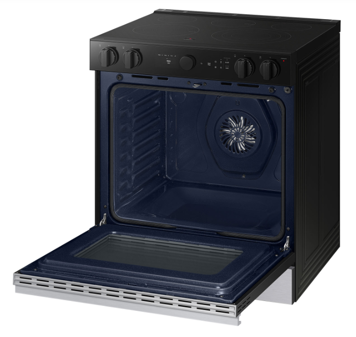 Samsung - 6.3 cu. ft Electric Range in Stainless - NSE6DG8500SRAC