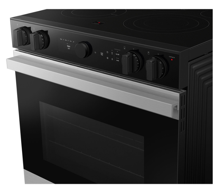 Samsung - 6.3 cu. ft Electric Range in Stainless - NSE6DG8500SRAC