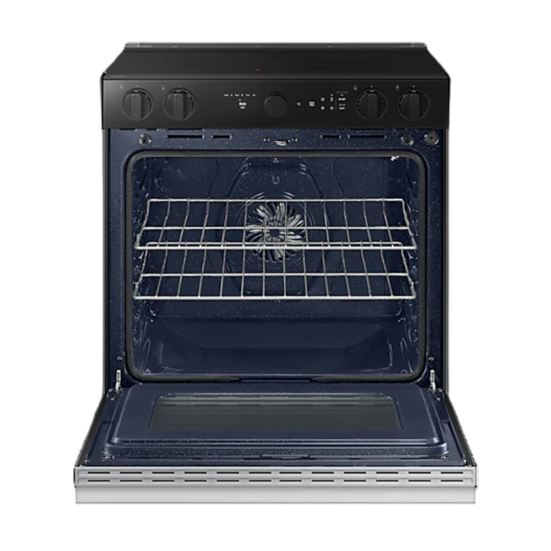 Samsung - 6.3 cu. ft Electric Range in Stainless - NSE6DG8700SRAC