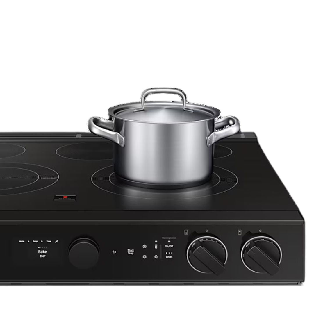 Samsung - 6.3 cu. ft Electric Range in Stainless - NSE6DG8700SRAC