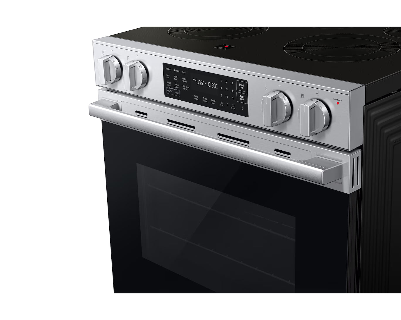 Samsung - 6.3 cu. ft Electric Range in Stainless - NSE70H63SRAC