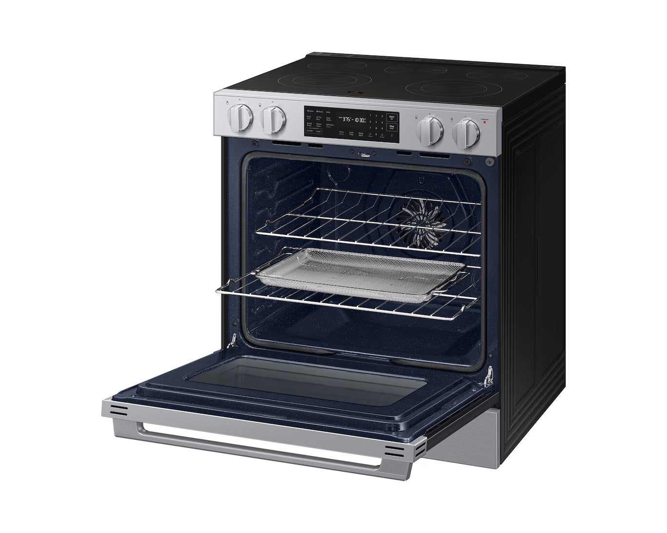 Samsung - 6.3 cu. ft Electric Range in Stainless - NSE70H63SRAC