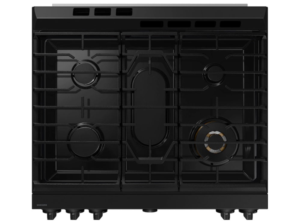 Samsung - 6 cu. ft Gas Range in White - NSG6DB870012AA