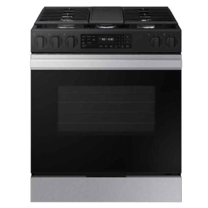 Samsung - 6 cu. ft Gas Range in Stainless - NSG6DG8300SRAA