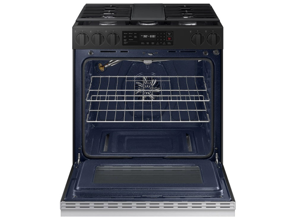 Samsung - 6 cu. ft Gas Range in Stainless - NSG6DG8300SRAA