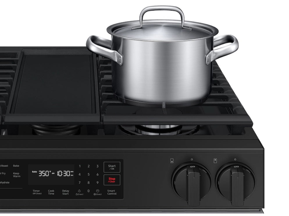 Samsung - 6 cu. ft Gas Range in Stainless - NSG6DG8300SRAA