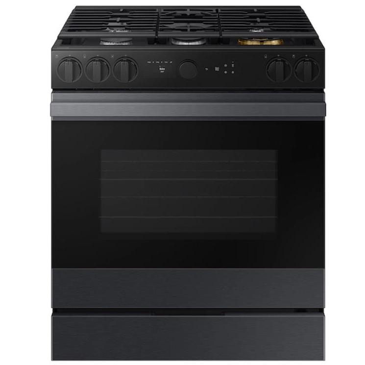 Samsung - 6 cu. ft Gas Range in Matte Black - NSG6DG8500MTAA