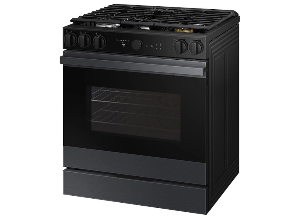 Samsung - 6 cu. ft Gas Range in Matte Black - NSG6DG8500MTAA