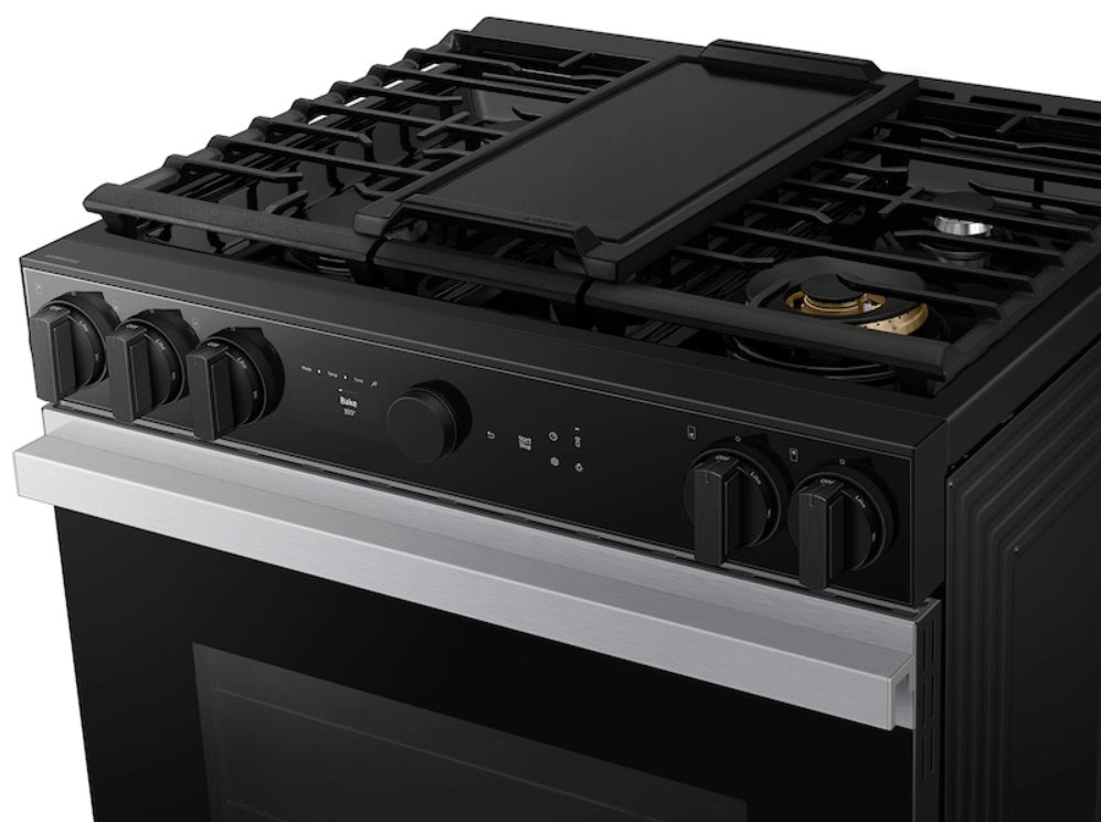 Samsung - 6 cu. ft Gas Range in Stainless - NSG6DG8500SRAA