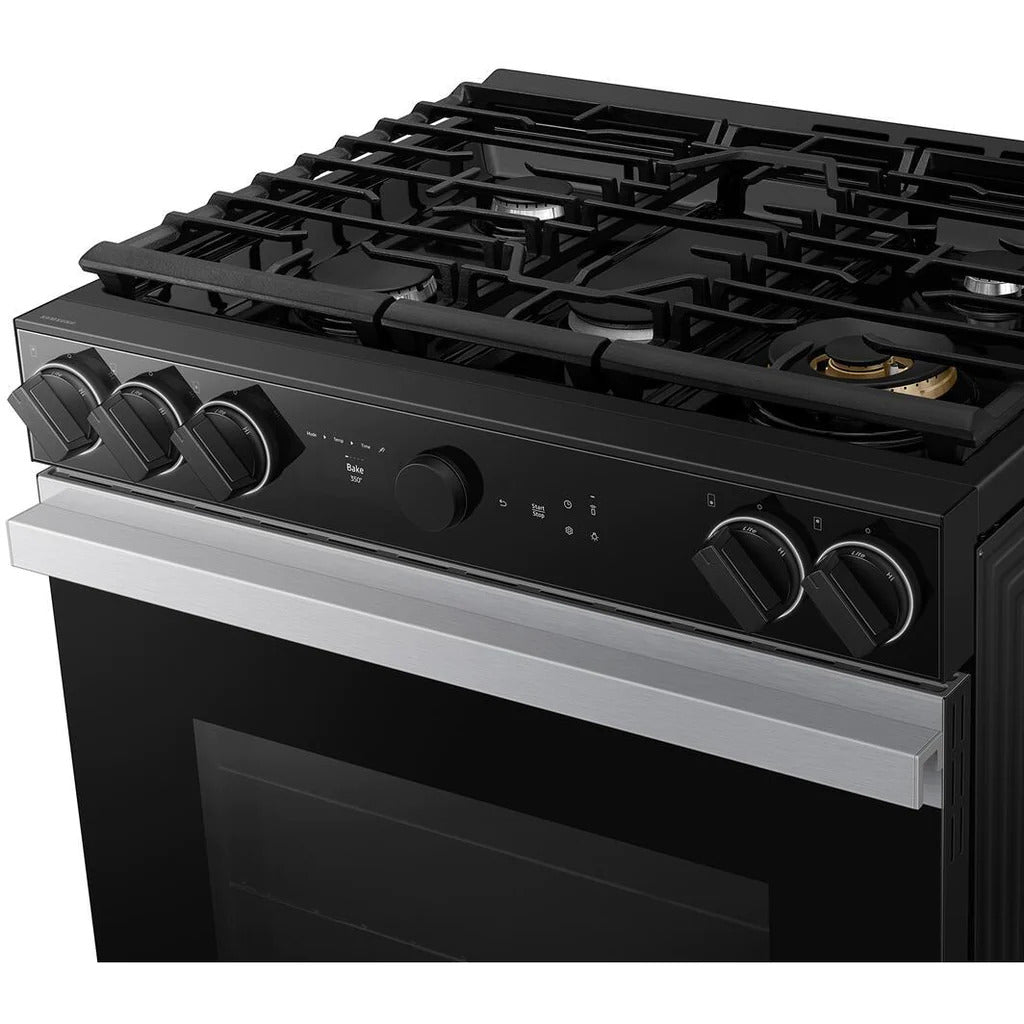 Samsung - 6 cu. ft Gas Range in Stainless - NSG6DG8700SRAA