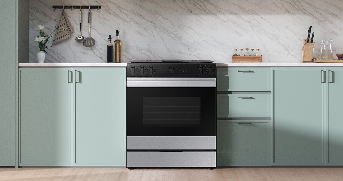 Samsung - 6 cu. ft Gas Range in Stainless - NSG6DG8700SRAA