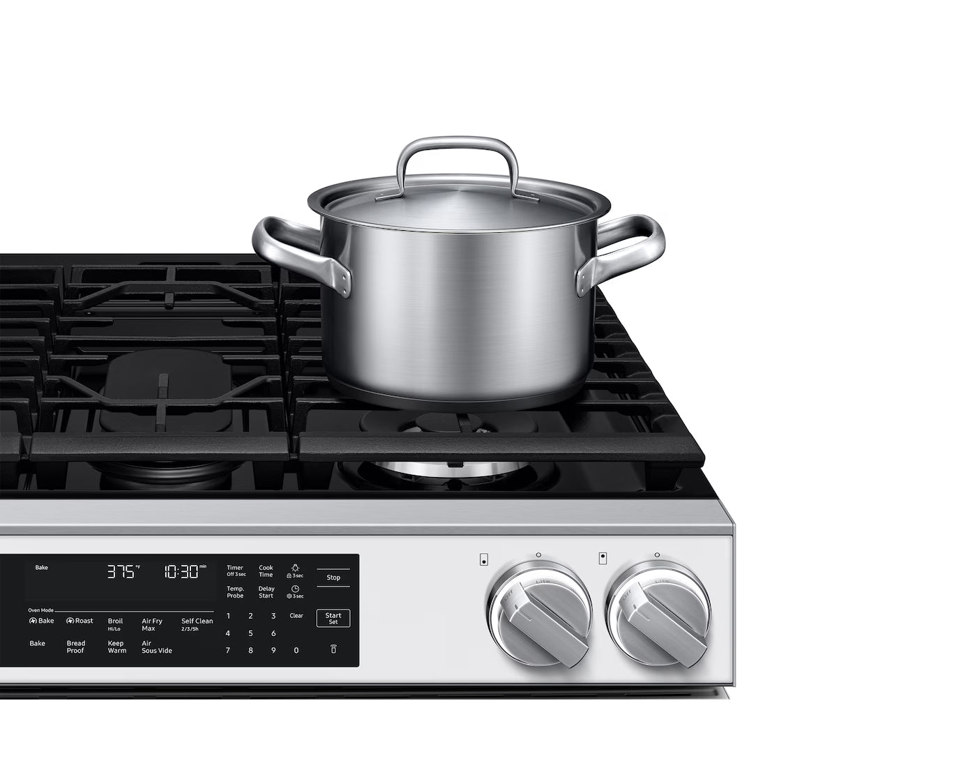 Samsung - 6 cu. ft Gas Range in White - NSG90H60SWAA