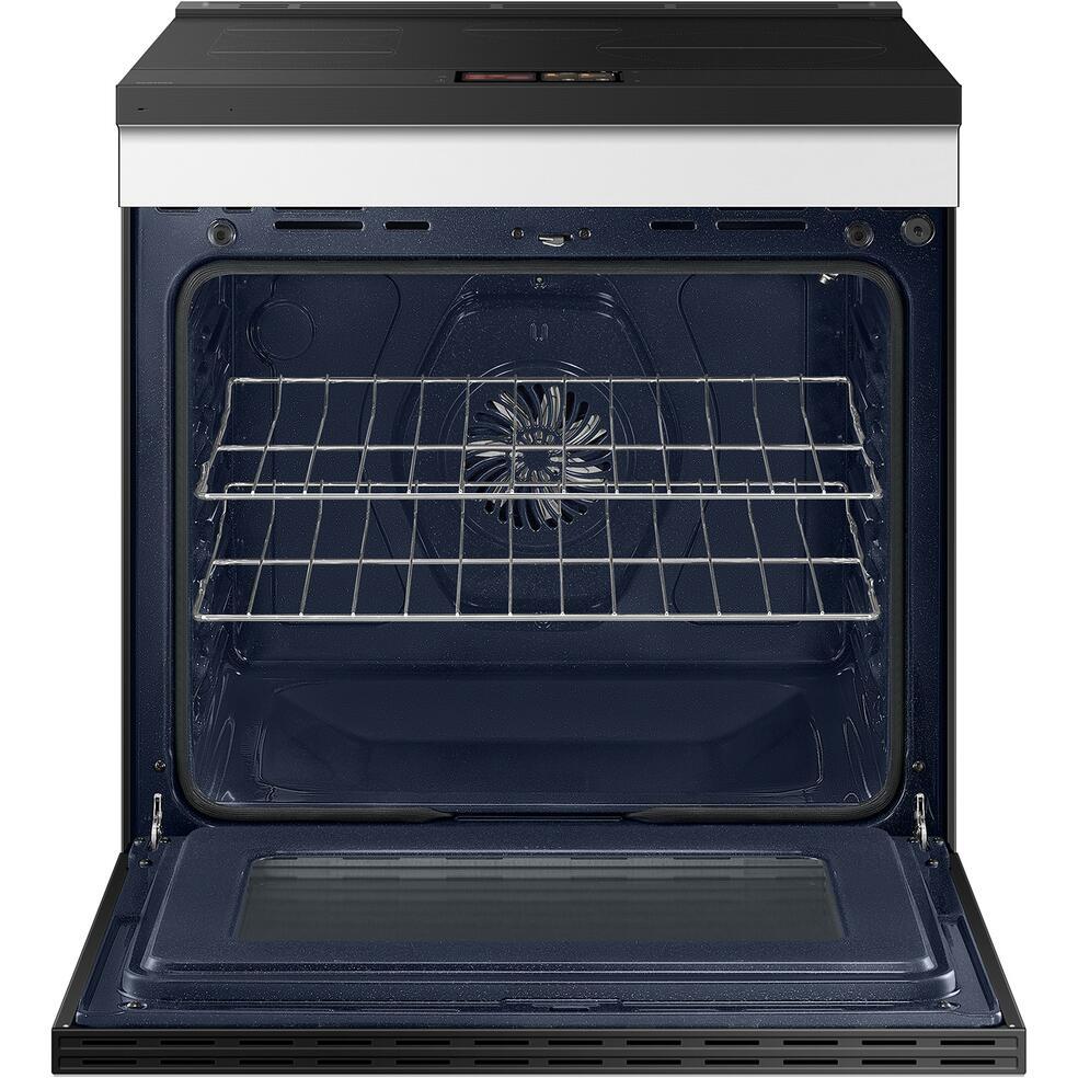 Samsung - 6.3 cu. ft Induction Range in White - NSI6DB990012AC