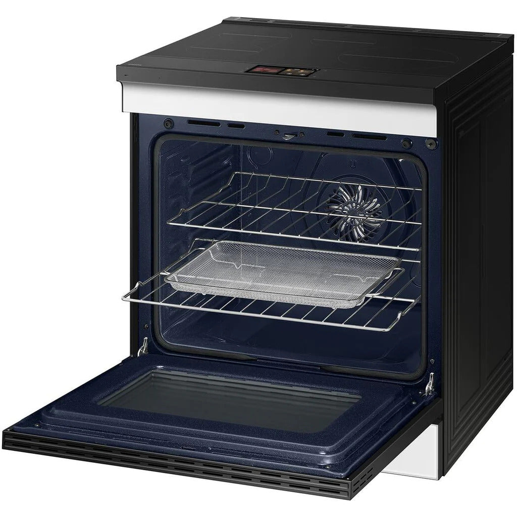 Samsung - 6.3 cu. ft Induction Range in White - NSI6DB990012AC