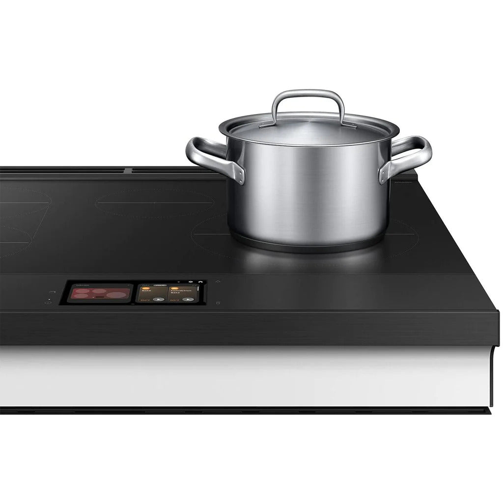 Samsung - 6.3 cu. ft Induction Range in White - NSI6DB990012AC