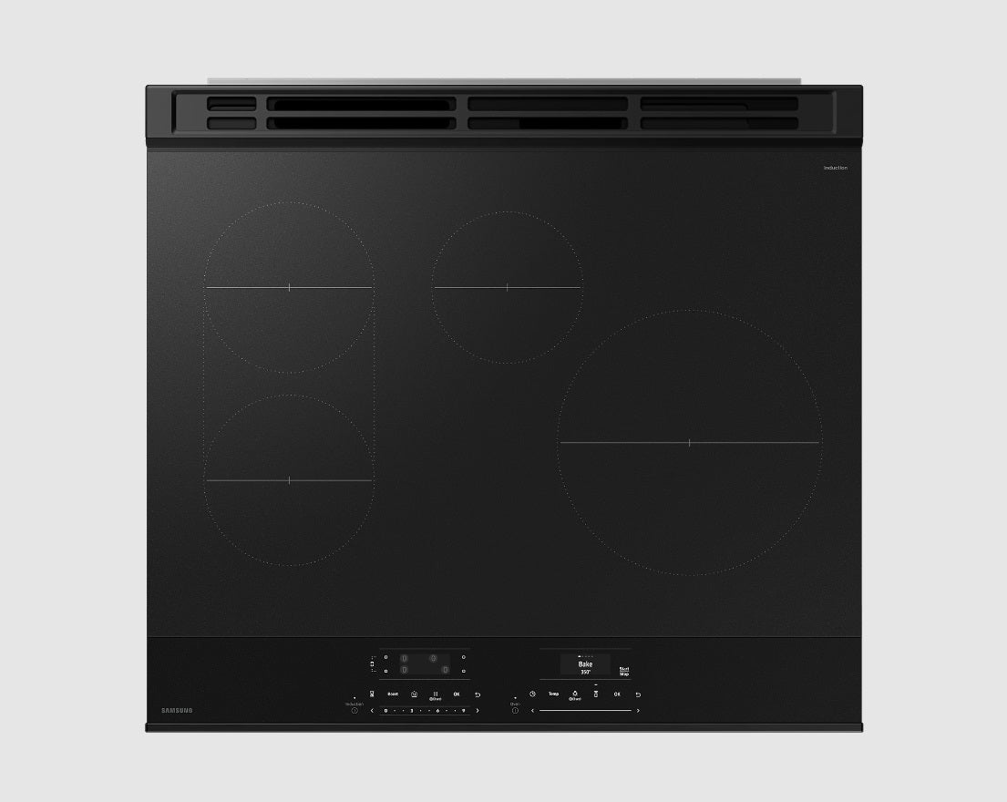 Samsung - 6.3 cu. ft Induction Range in Matte Black - NSI6DG9500MTAC