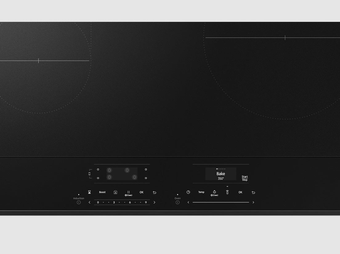 Samsung - 6.3 cu. ft Induction Range in Matte Black - NSI6DG9500MTAC