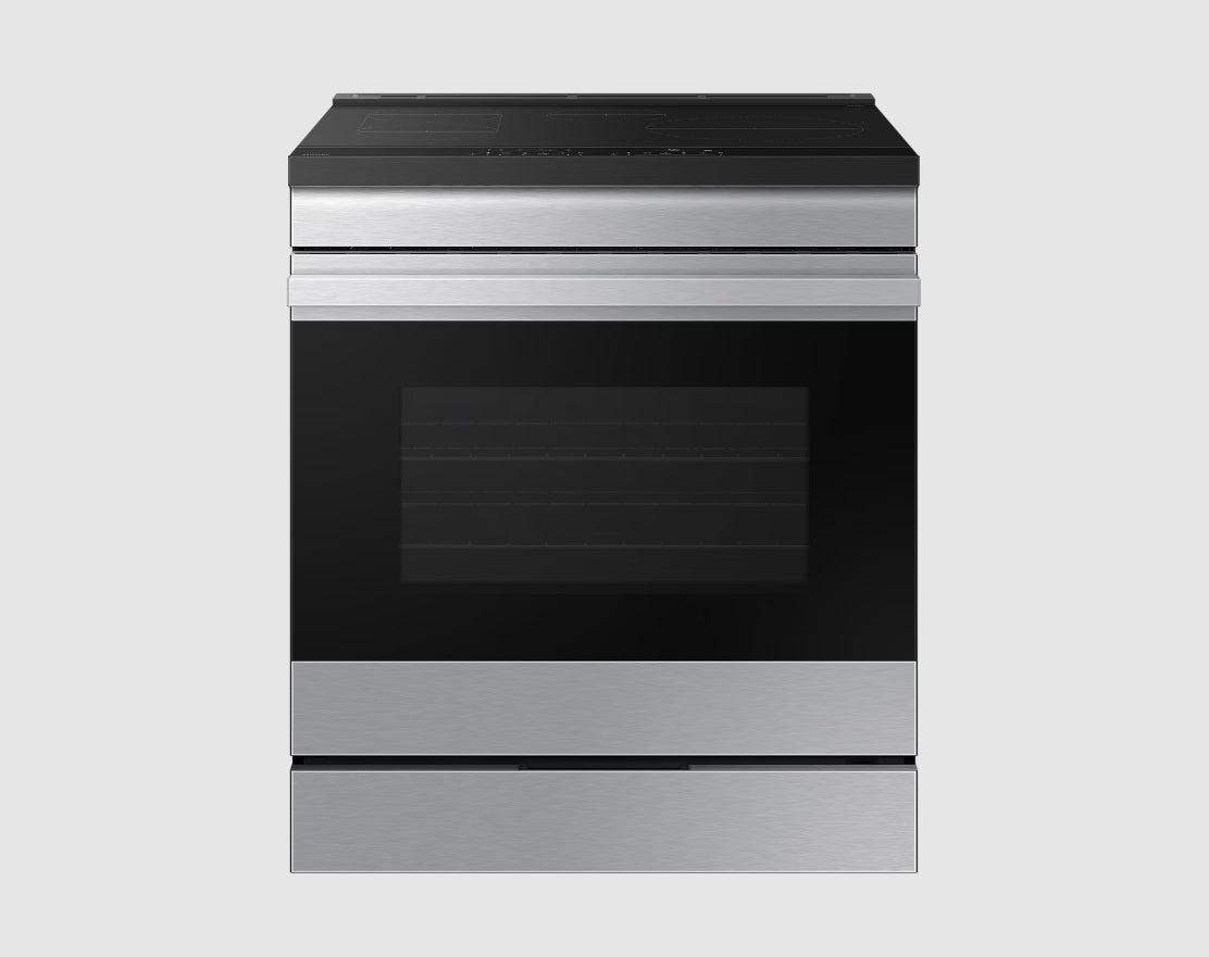 Samsung - 6.3 cu. ft Induction Range in Dark Grey - NSI6DG9500SRAC