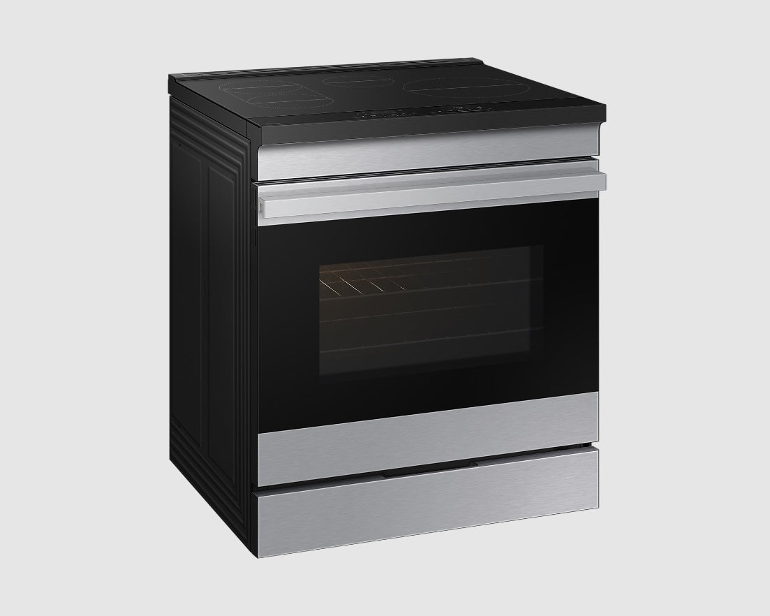 Samsung - 6.3 cu. ft Induction Range in Dark Grey - NSI6DG9500SRAC