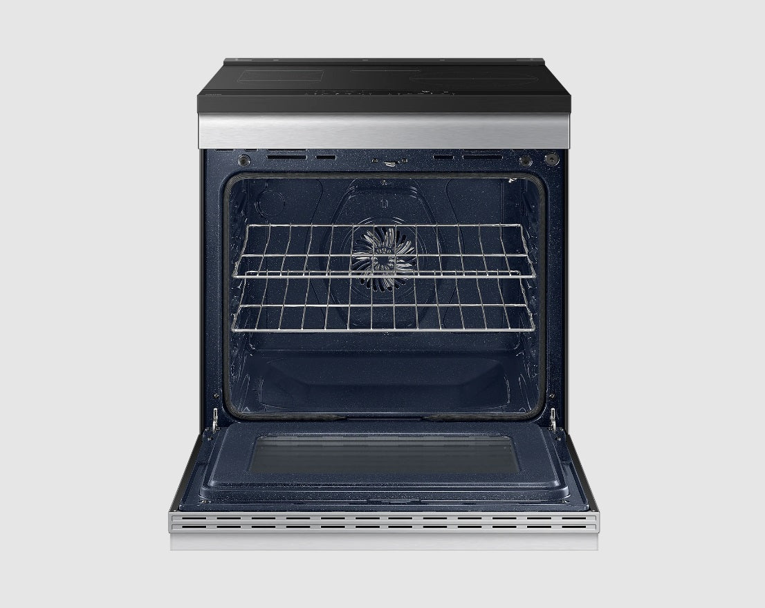 Samsung - 6.3 cu. ft Induction Range in Dark Grey - NSI6DG9500SRAC