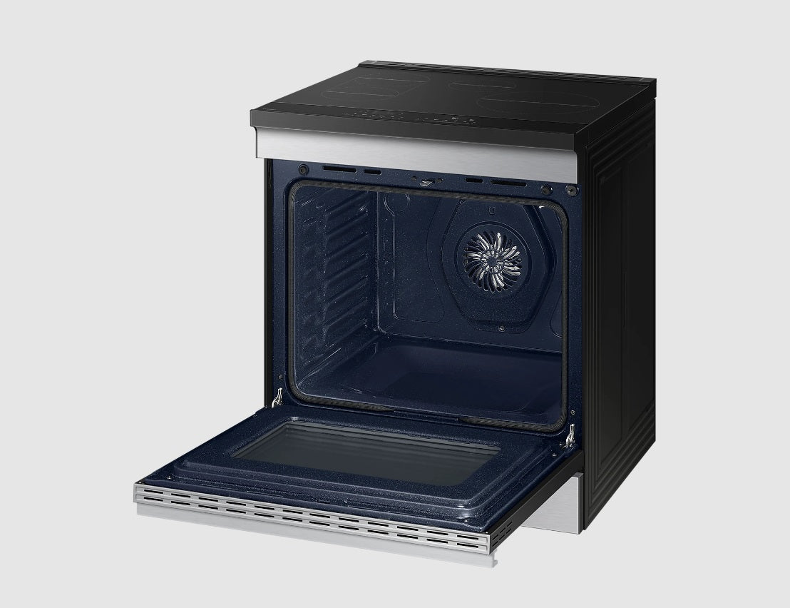 Samsung - 6.3 cu. ft Induction Range in Dark Grey - NSI6DG9500SRAC