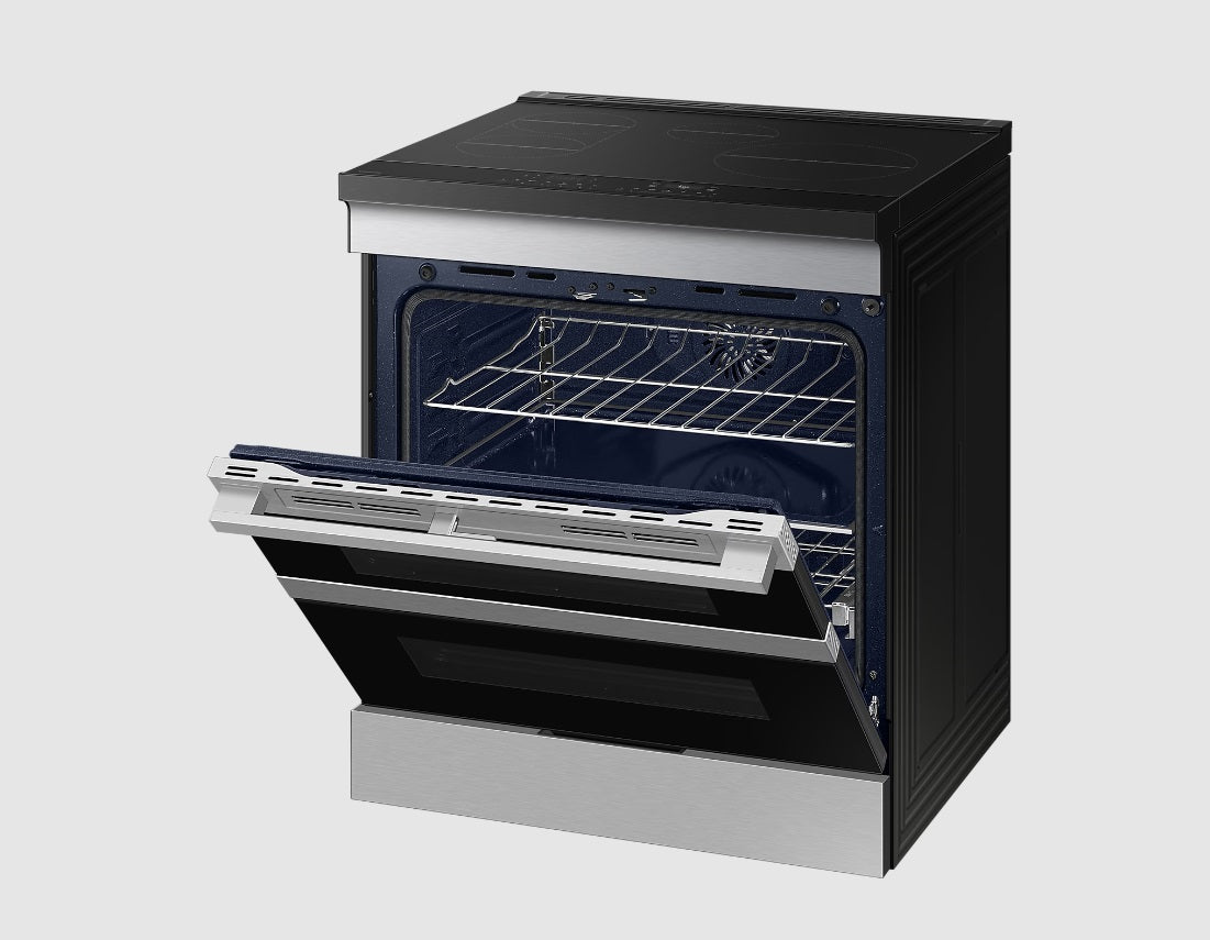 Samsung - 6.3 cu. ft Induction Range in Stainless - NSI6DG9550SRAC