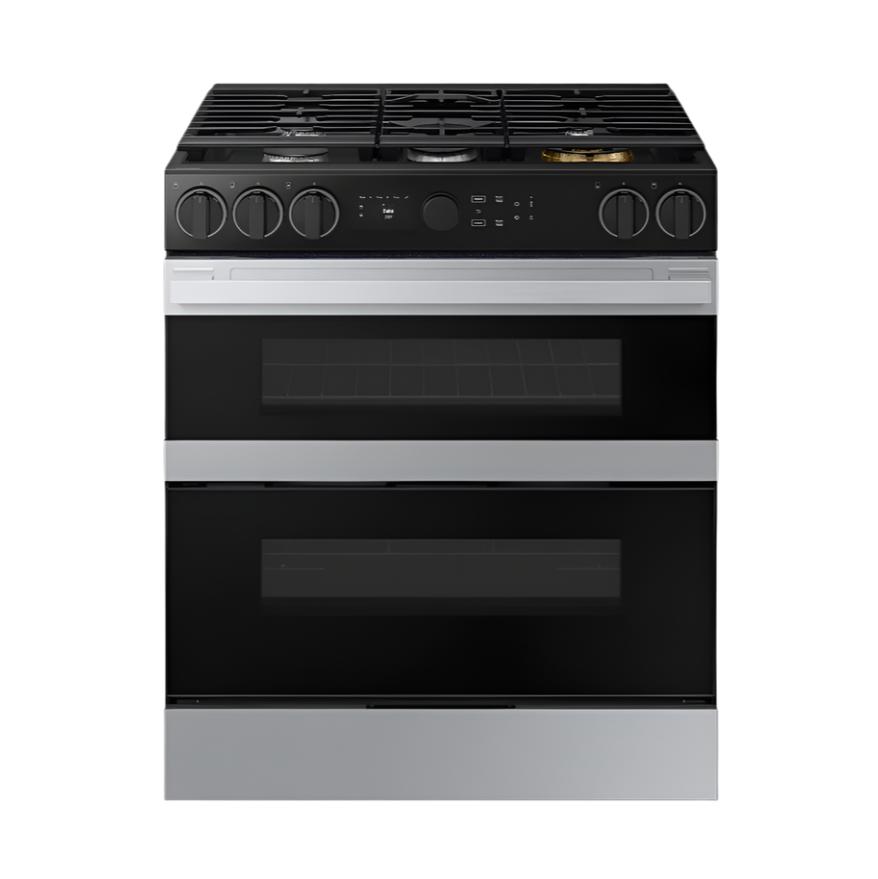 Samsung - 6.3 cu. ft Dual Fuel Range in Stainless - NSY6DG8550SRAC