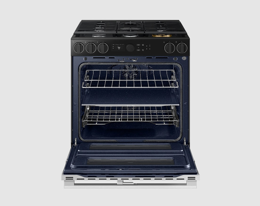 Samsung - 6.3 cu. ft Dual Fuel Range in Stainless - NSY6DG8550SRAC