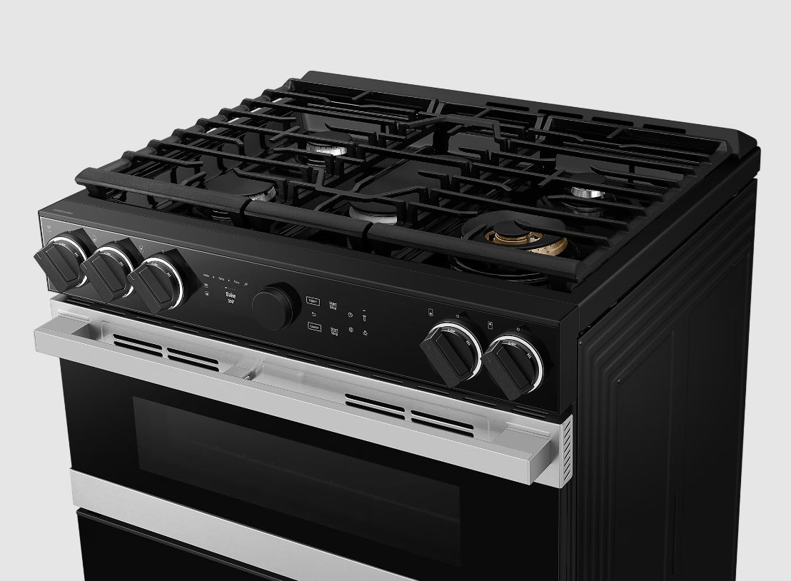 Samsung - 6.3 cu. ft Dual Fuel Range in Stainless - NSY6DG8550SRAC