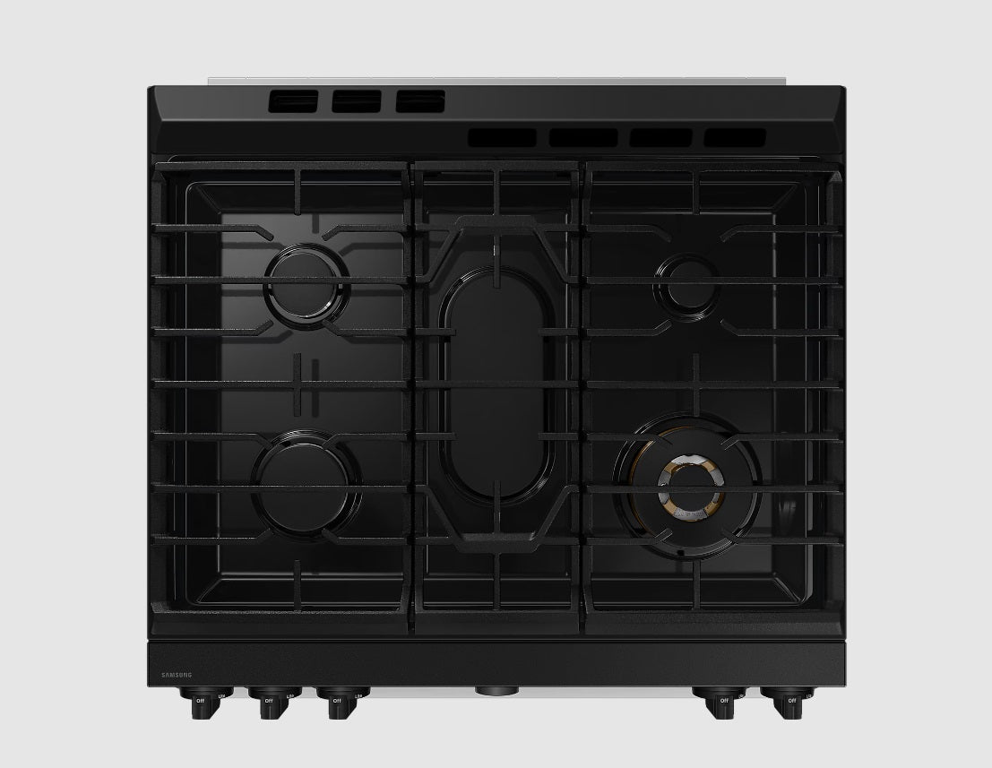 Samsung - 6.3 cu. ft Dual Fuel Range in Stainless - NSY6DG8550SRAC