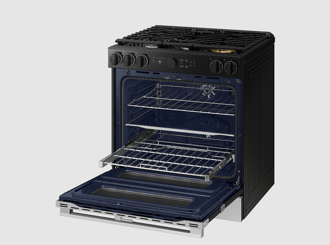 Samsung - 6.3 cu. ft Dual Fuel Range in Stainless - NSY6DG8550SRAC