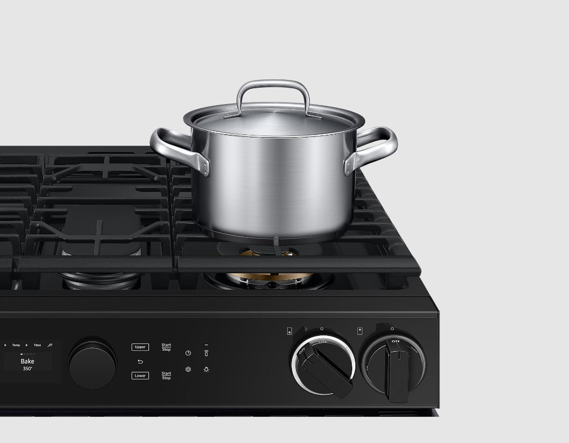 Samsung - 6.3 cu. ft Dual Fuel Range in Stainless - NSY6DG8550SRAC