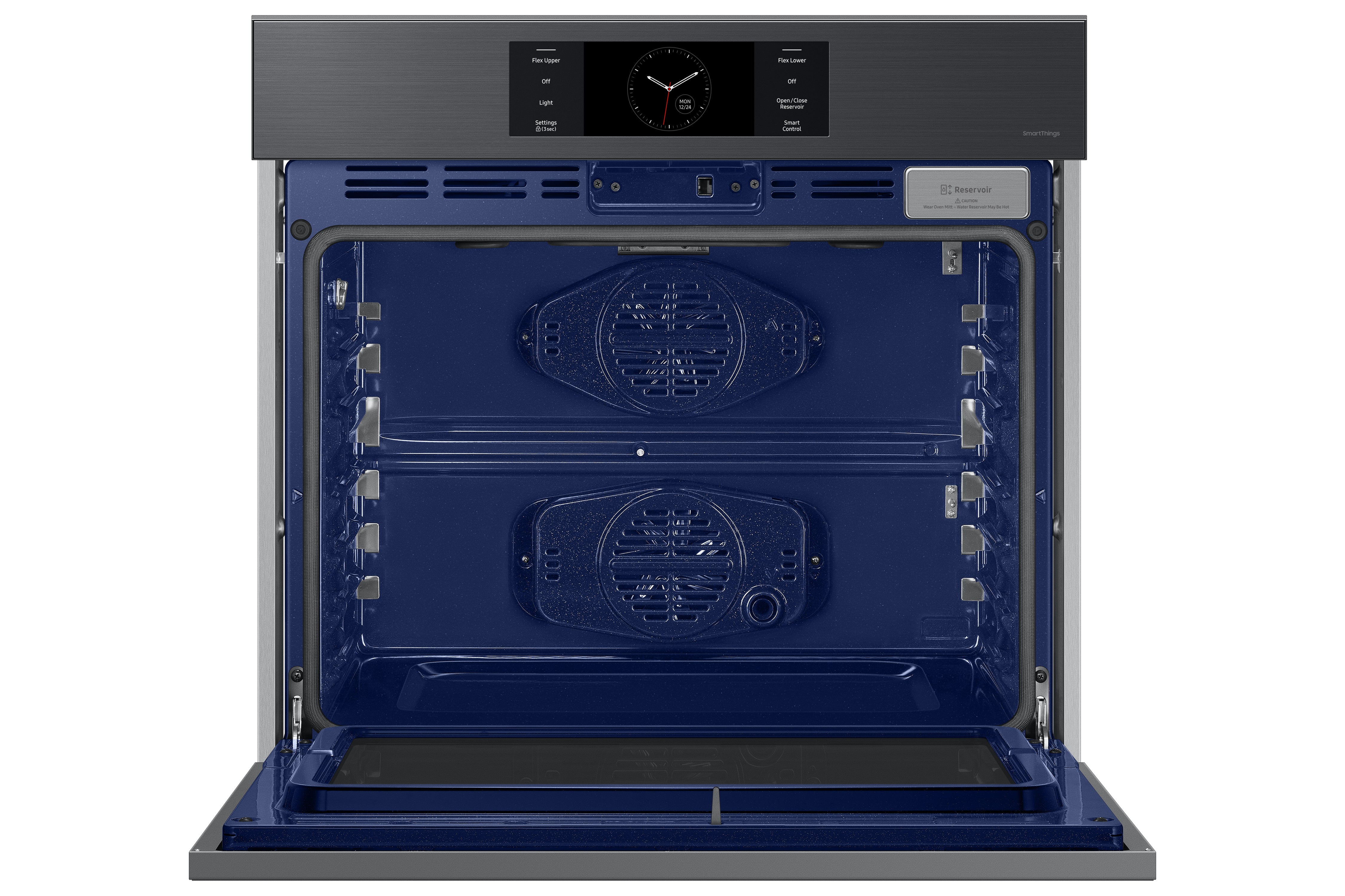 Samsung - 5.1 cu. ft Single Wall Oven in Matte Black - NV51CG700SMTAA